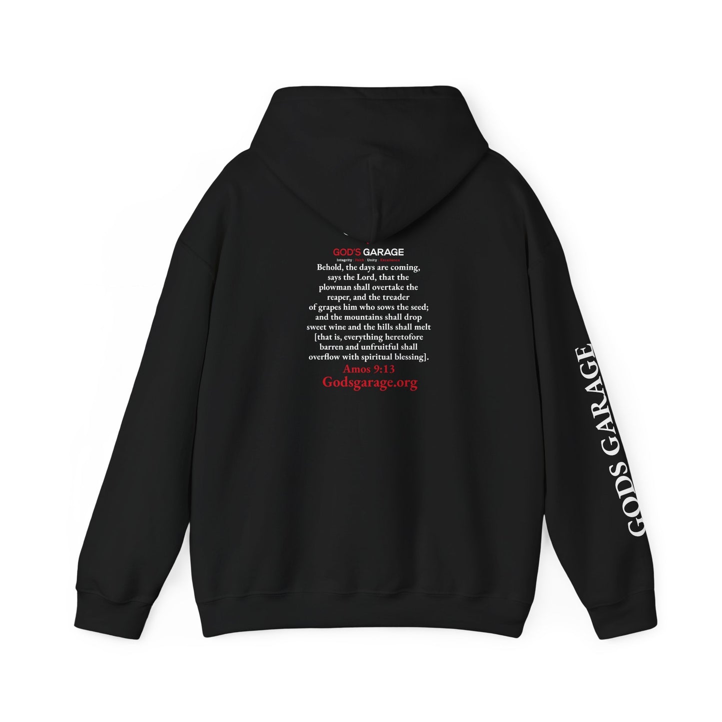Faith & Service Hoodie | Amos 9:13