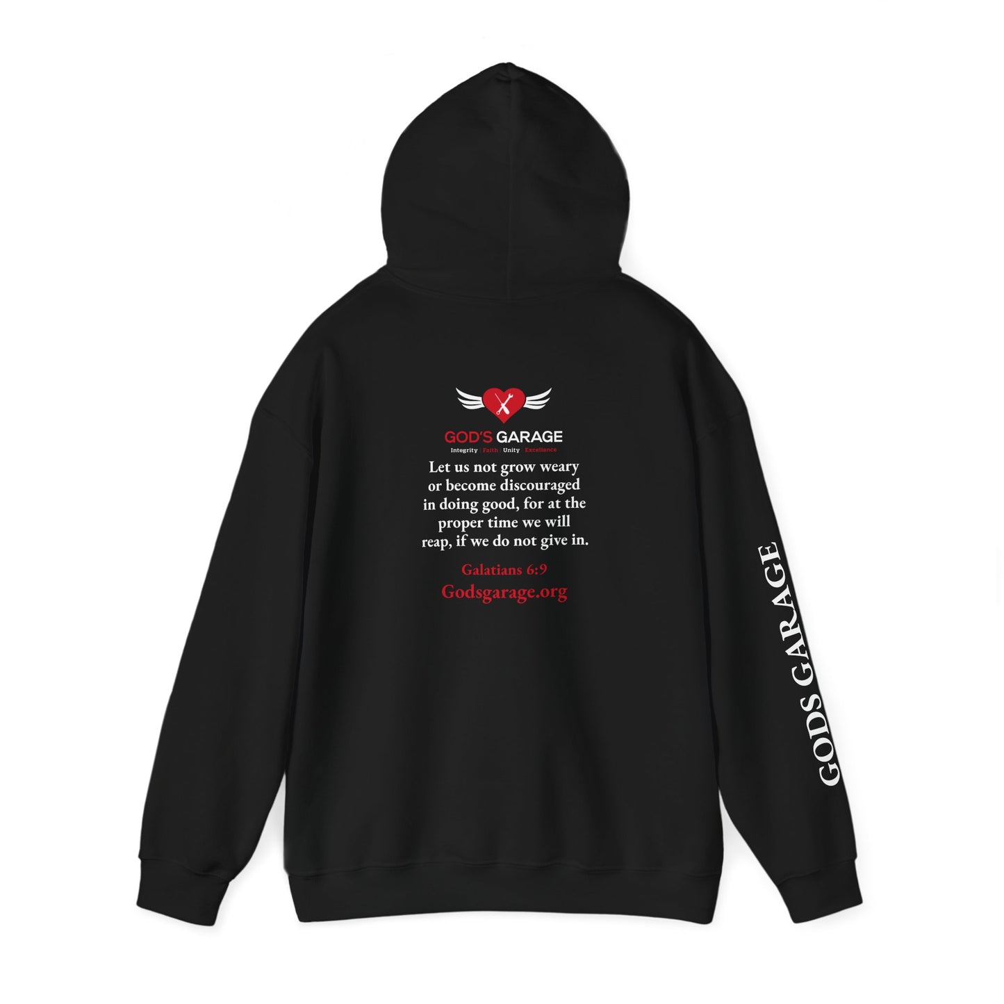 Faith & Service Hoodie | Galatians 6:9