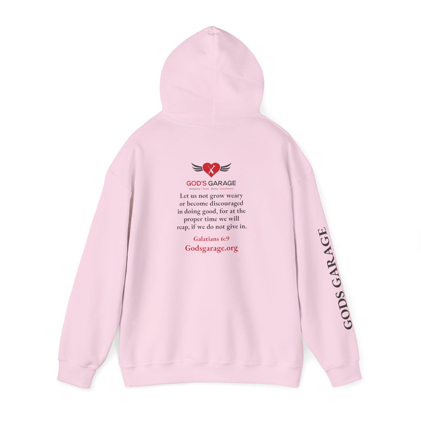 Faith & Service Hoodie | Galatians 6:9