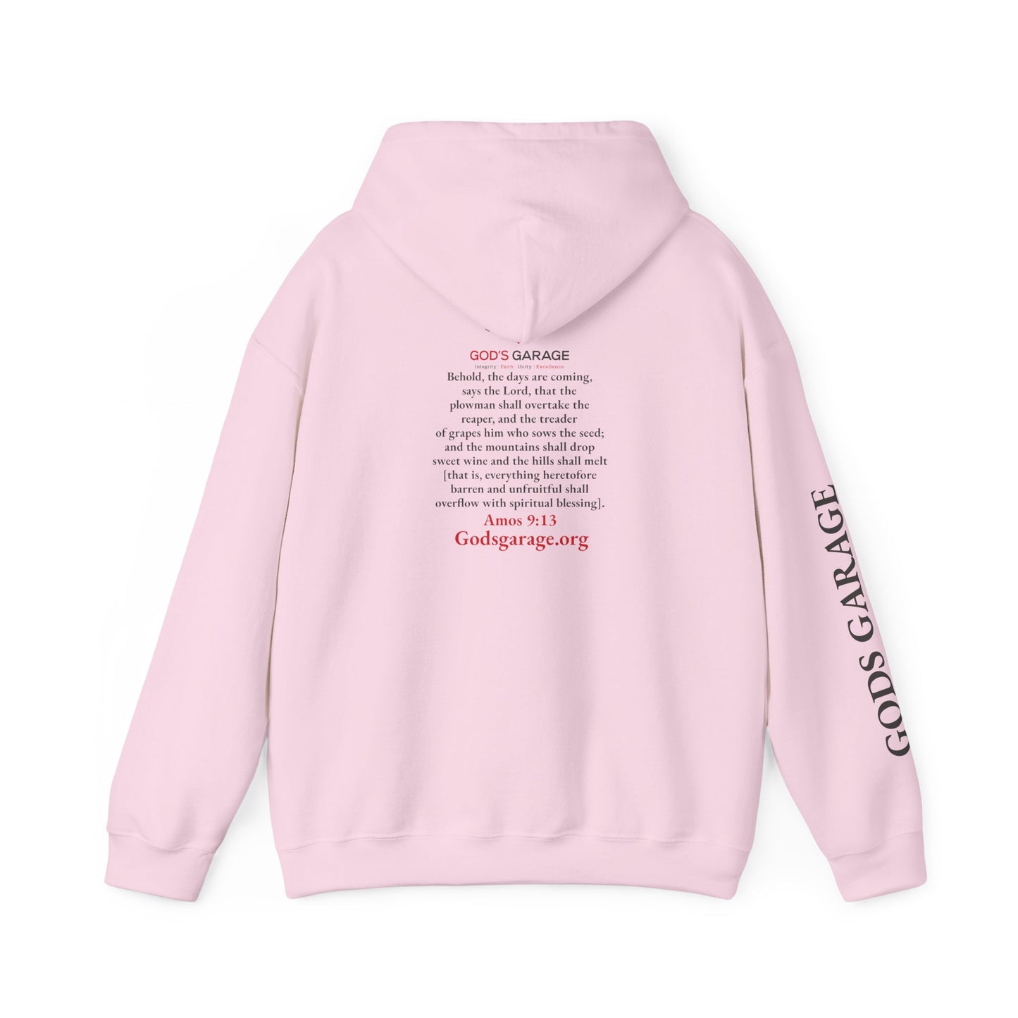 Faith & Service Hoodie | Amos 9:13