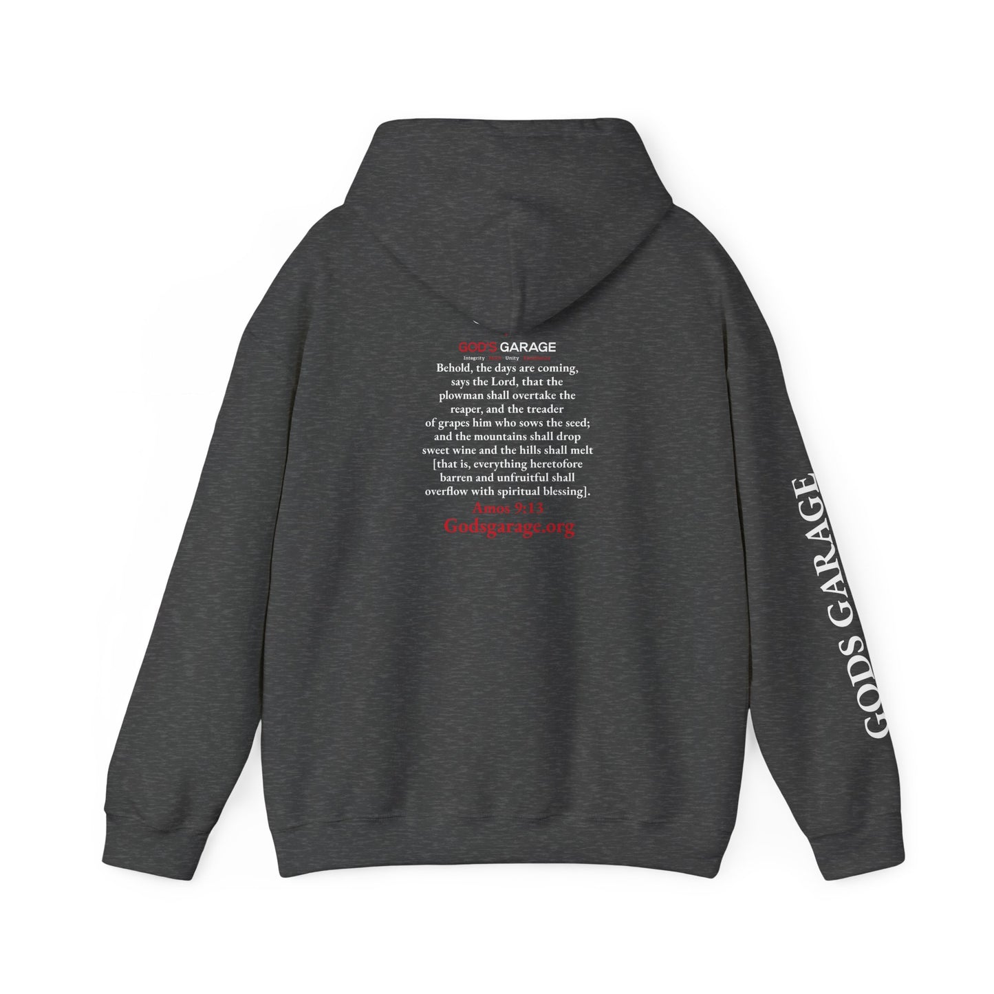 Faith & Service Hoodie | Amos 9:13