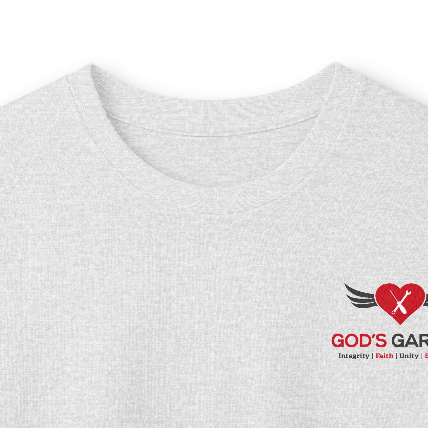 Long Sleeve Tee — God’s Garage Support Shirt (Helping Single Mothers, Widows & Wives of Deployed Military)
