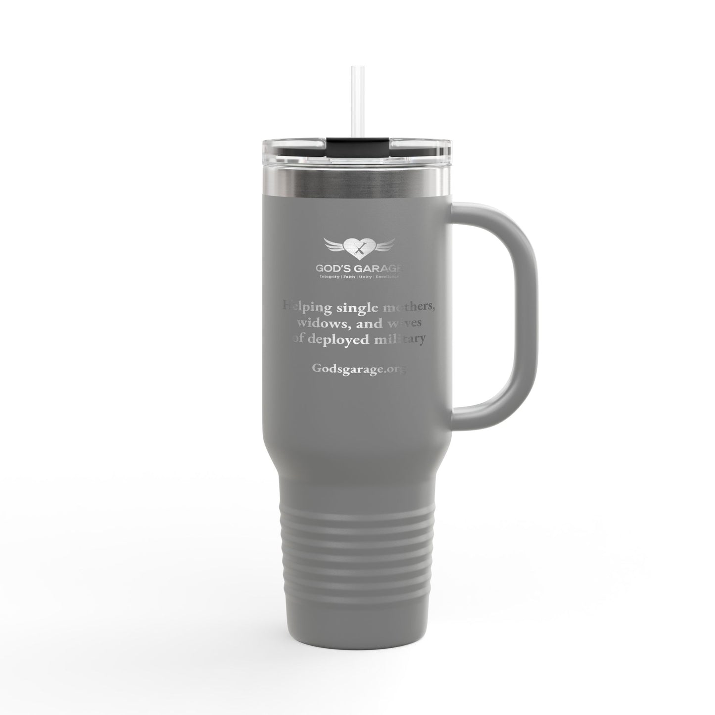 40oz Insulated Travel Mug with Handle