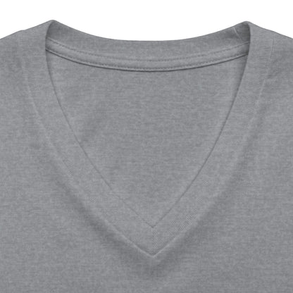 Women's V‑Neck Tee — 'God's Daughter' Heart & Wings Faith Shirt