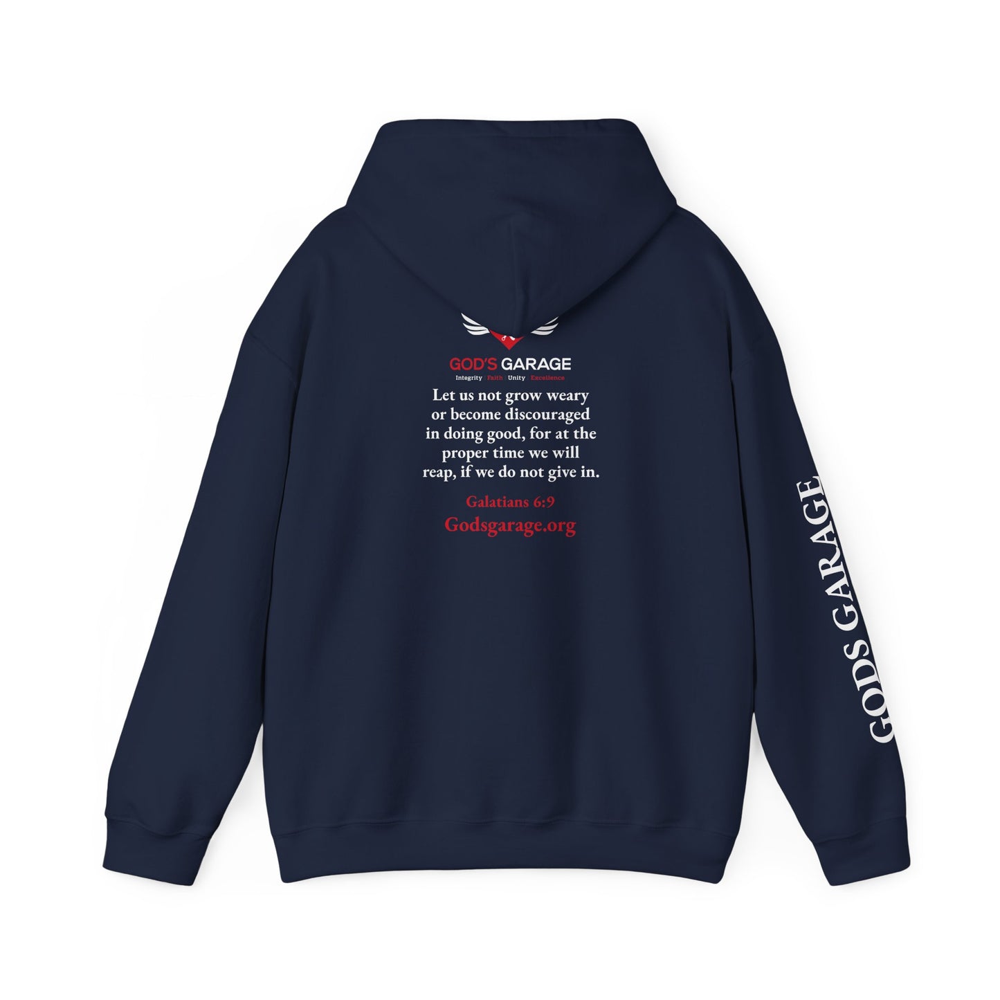 Faith & Service Hoodie | Galatians 6:9