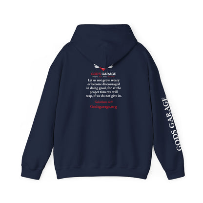 Faith & Service Hoodie | Galatians 6:9