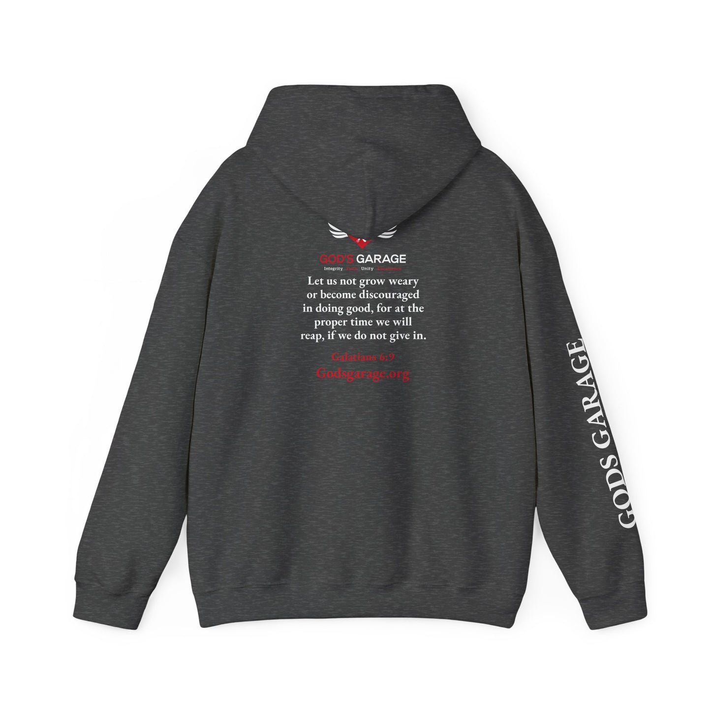 Faith & Service Hoodie | Galatians 6:9