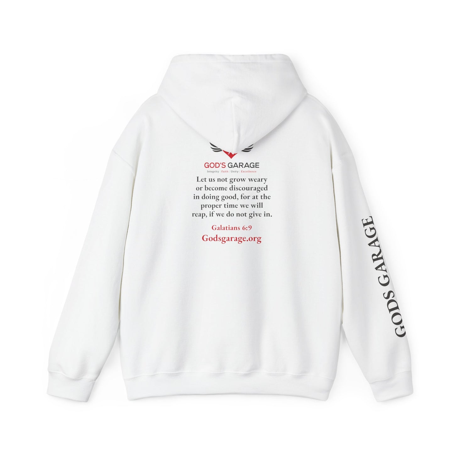Faith & Service Hoodie | Galatians 6:9