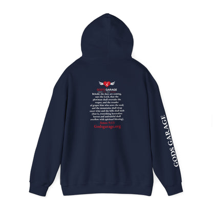 Faith & Service Hoodie | Amos 9:13