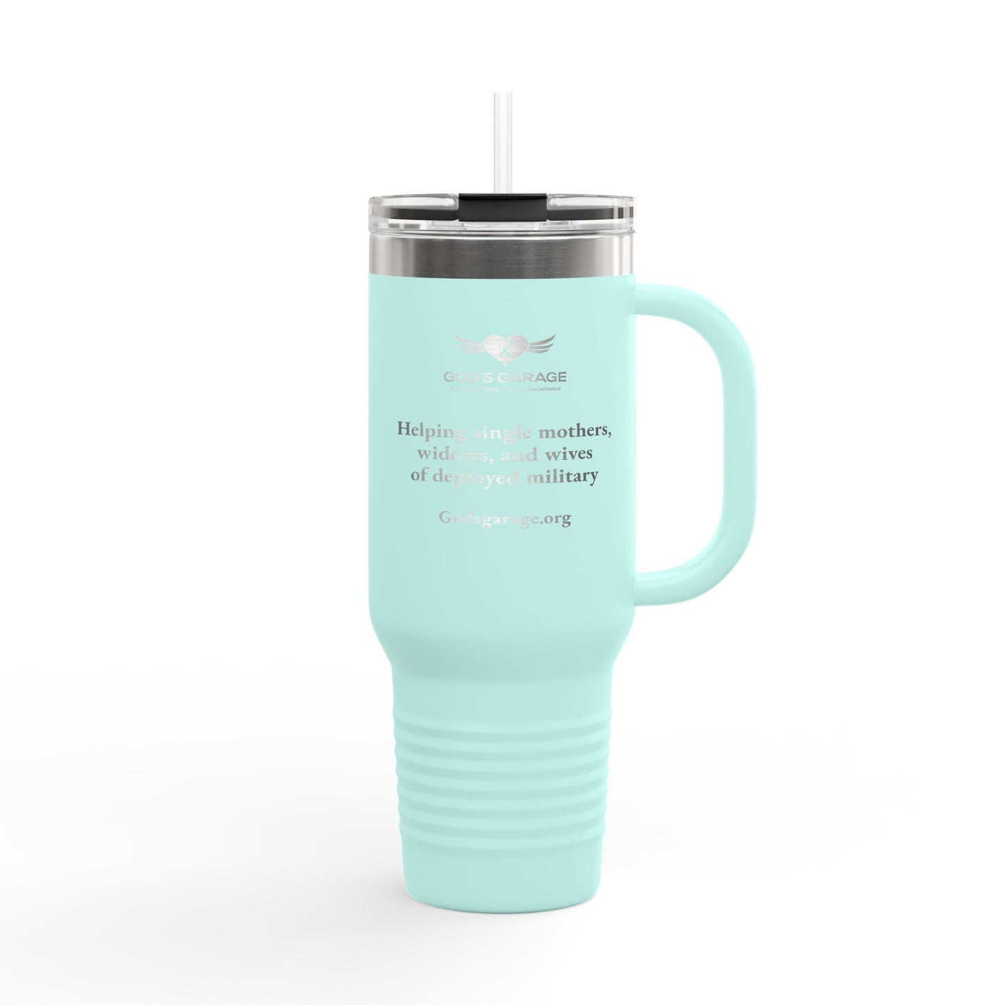 40oz Insulated Travel Mug with Handle