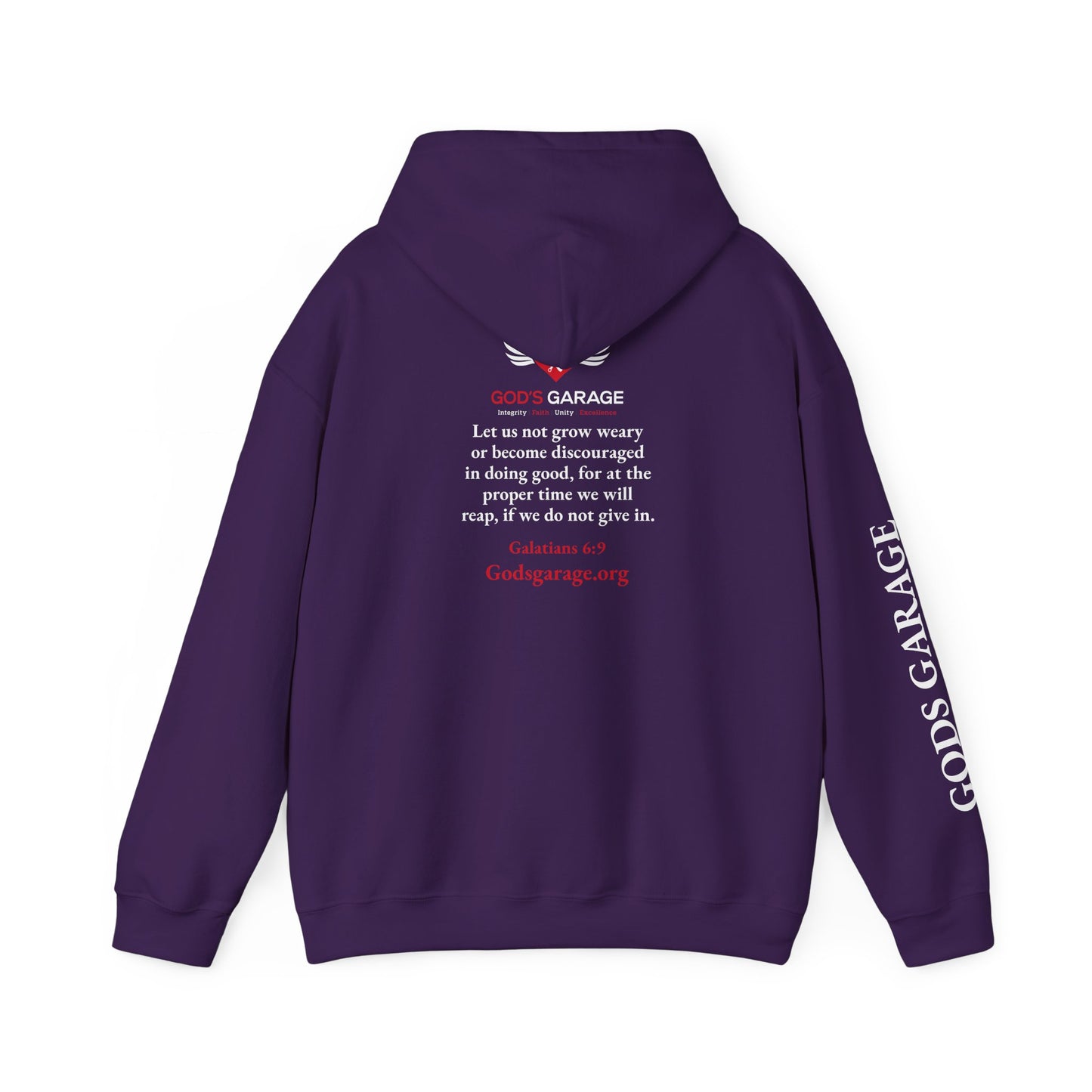 Faith & Service Hoodie | Galatians 6:9
