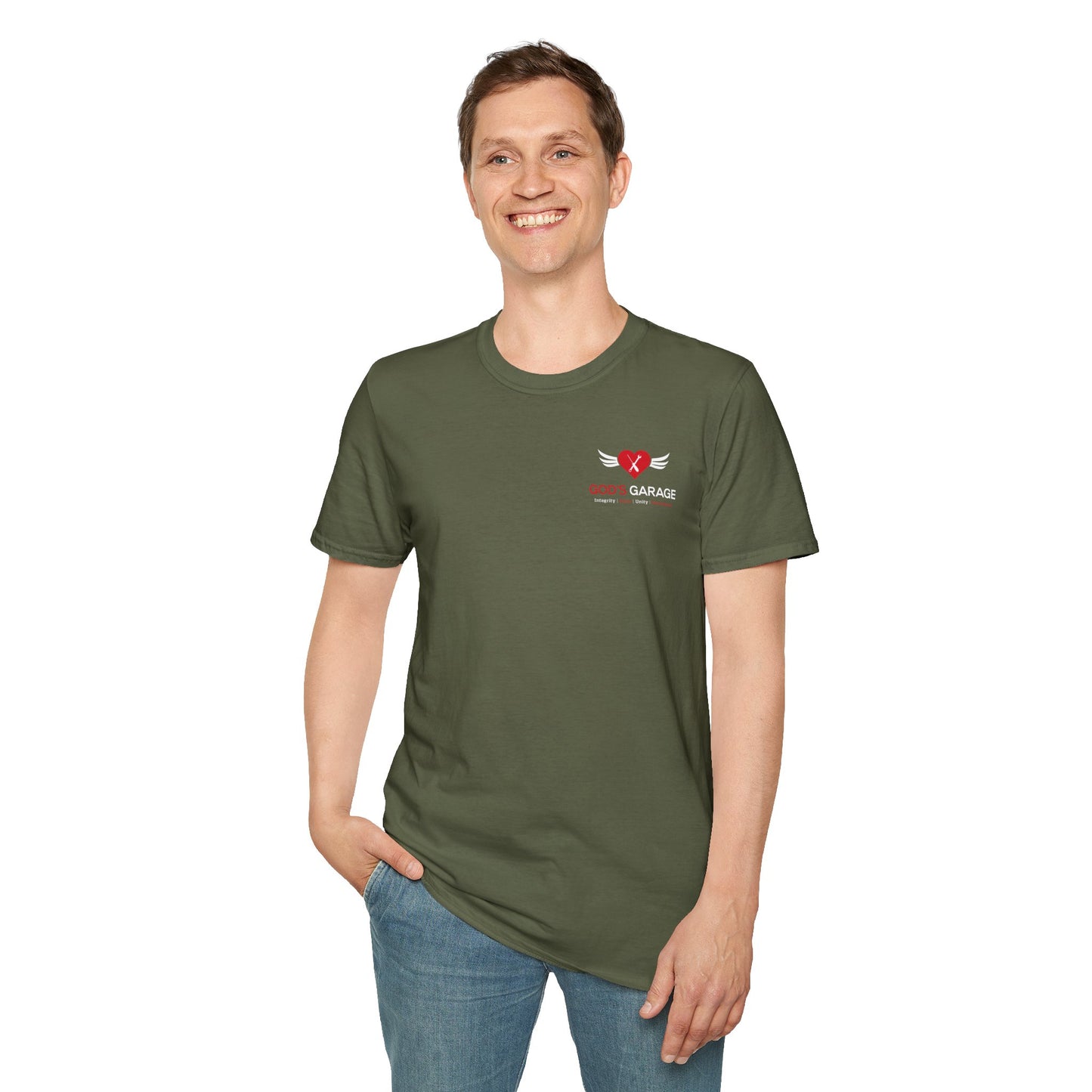 Galatians 6:9 | God’s Garage Unisex T-Shirt