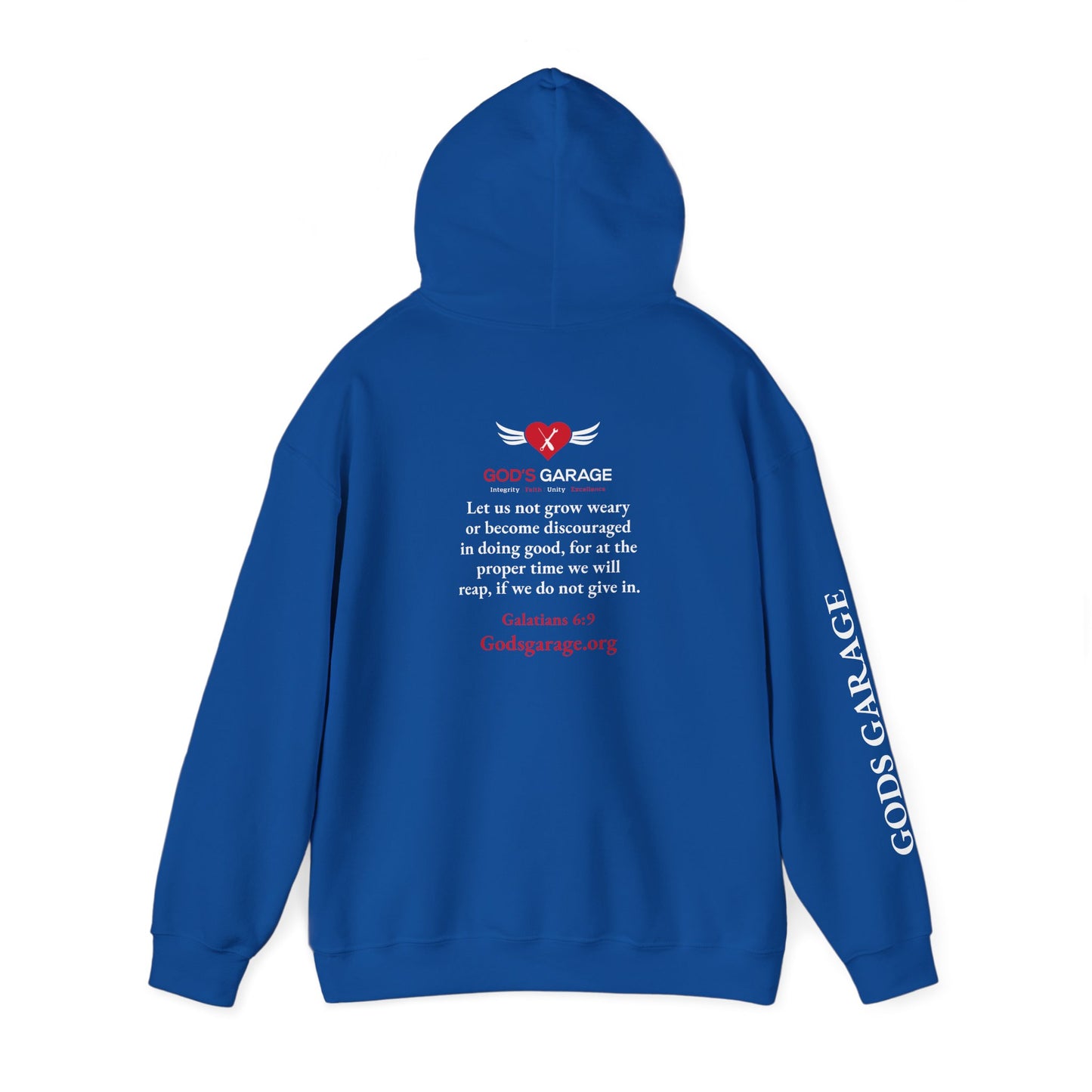 Faith & Service Hoodie | Galatians 6:9