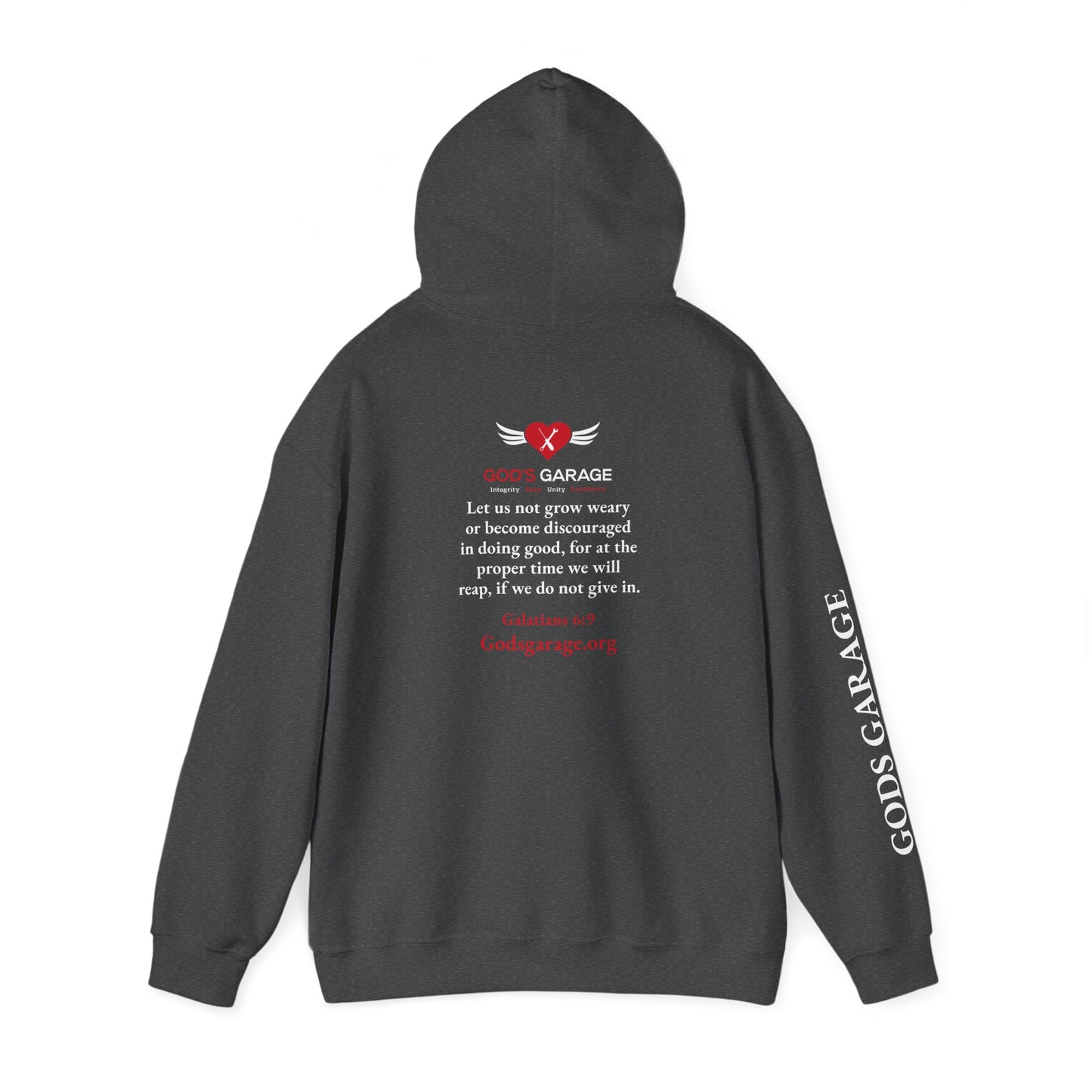 Faith & Service Hoodie | Galatians 6:9