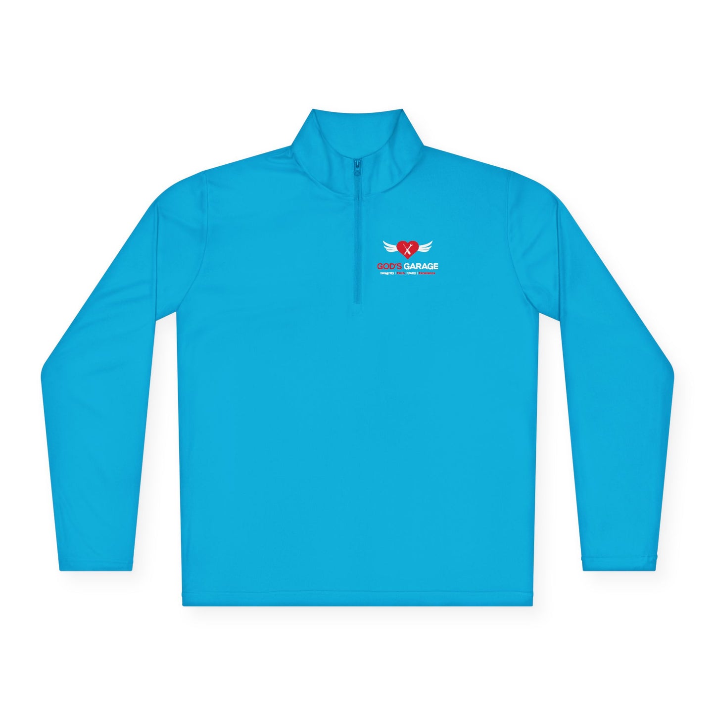 God’s Garage Performance Pullover – Galatians 6:9 | Lightweight & Moisture-Wicking