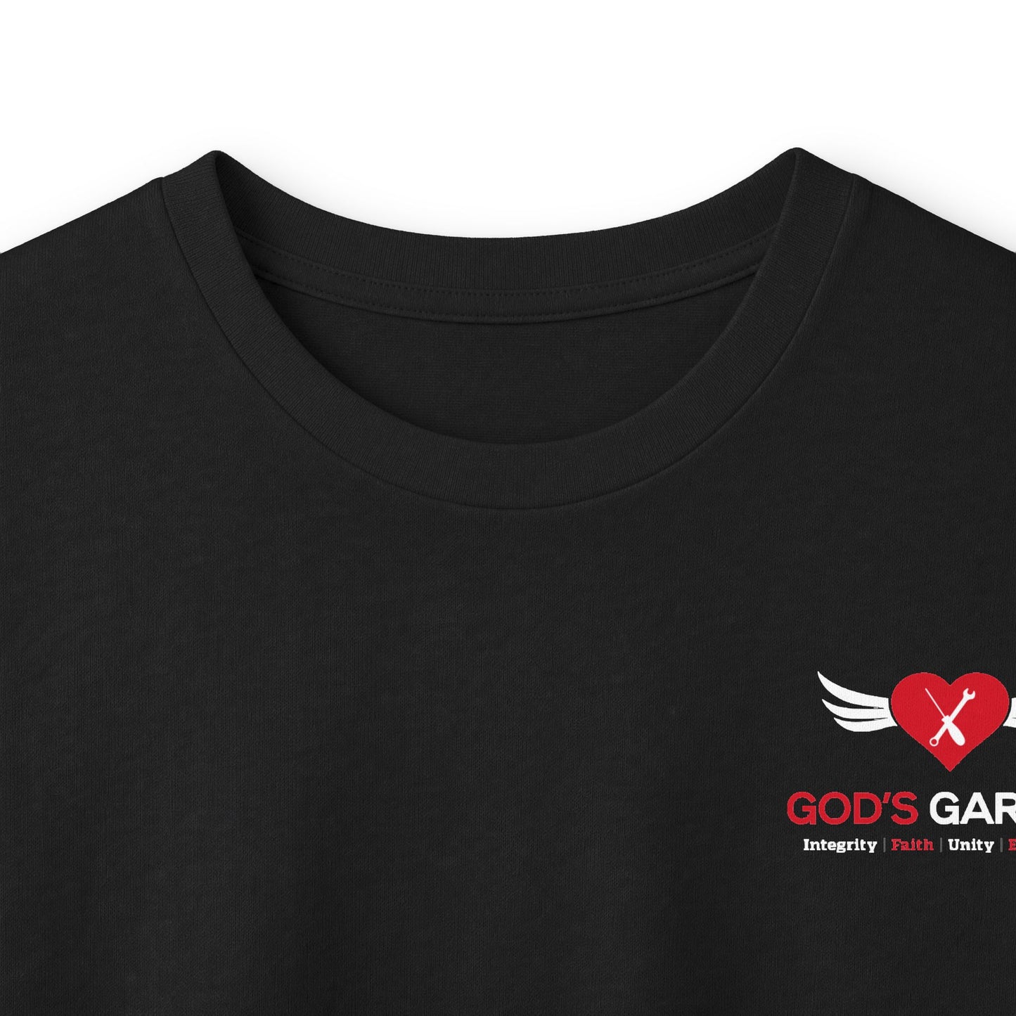 Long Sleeve Tee — God’s Garage Support Shirt (Helping Single Mothers, Widows & Wives of Deployed Military)
