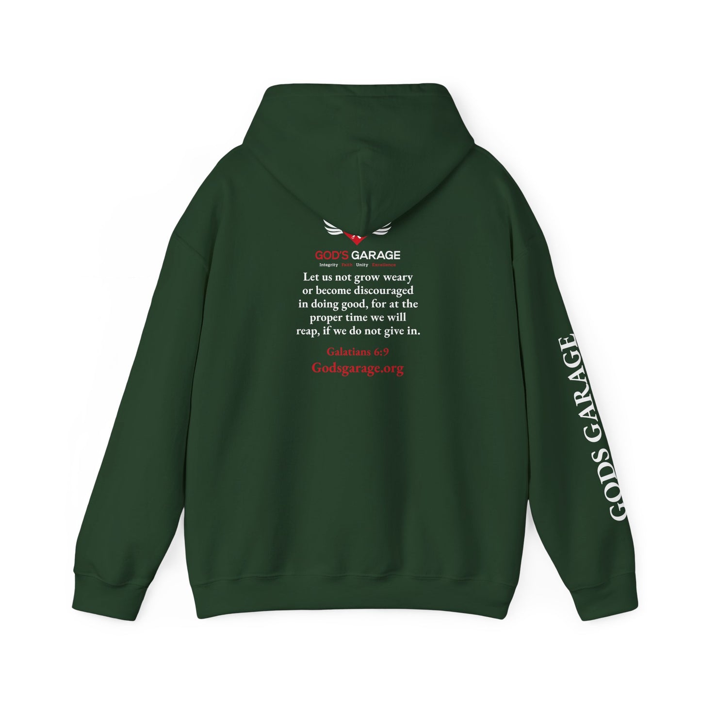 Faith & Service Hoodie | Galatians 6:9