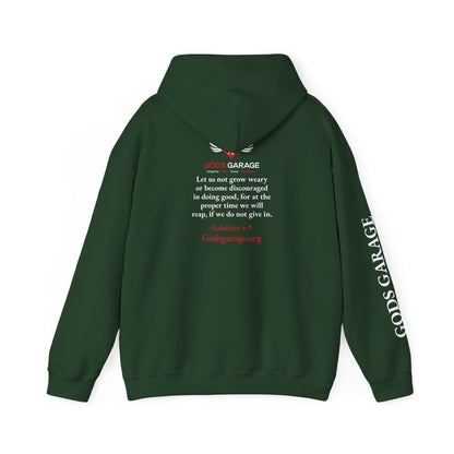 Faith & Service Hoodie | Galatians 6:9