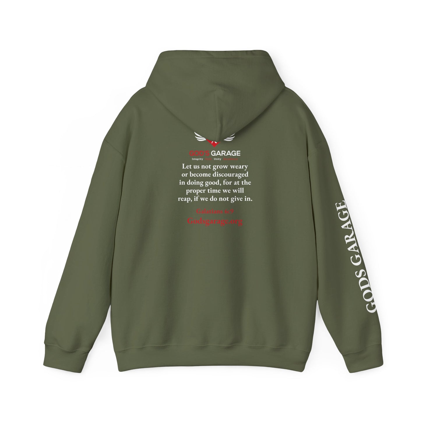 Faith & Service Hoodie | Galatians 6:9