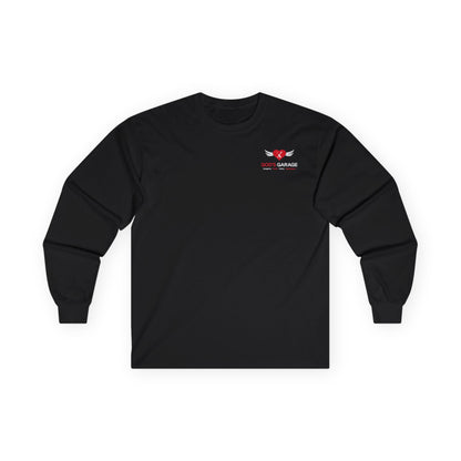 Long Sleeve Tee — God’s Garage Support Shirt (Helping Single Mothers, Widows & Wives of Deployed Military)