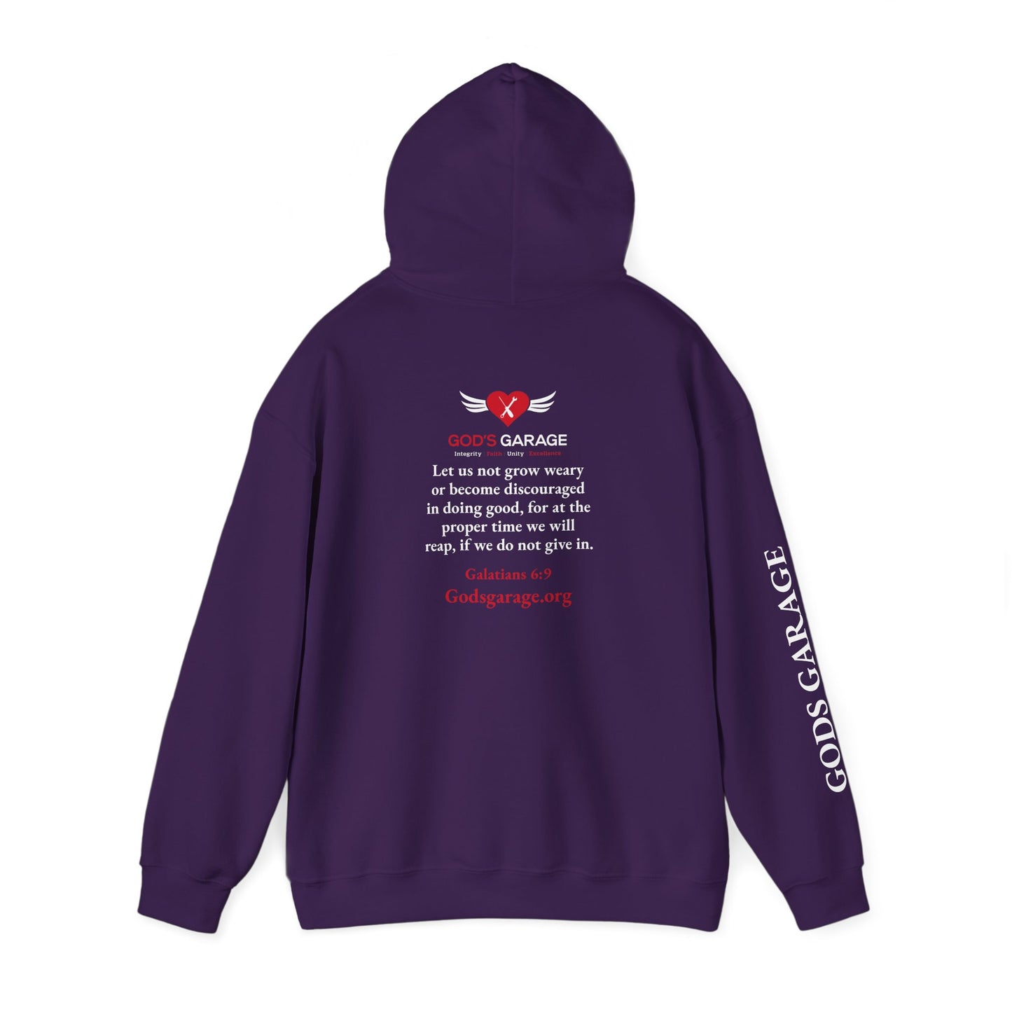Faith & Service Hoodie | Galatians 6:9