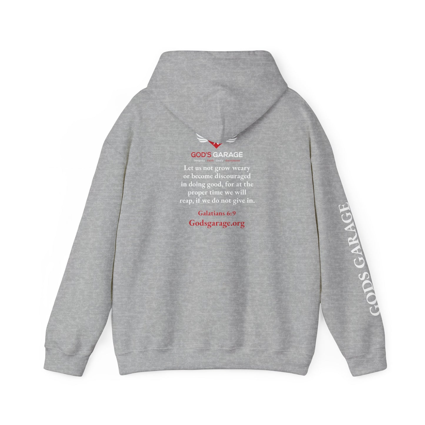 Faith & Service Hoodie | Galatians 6:9