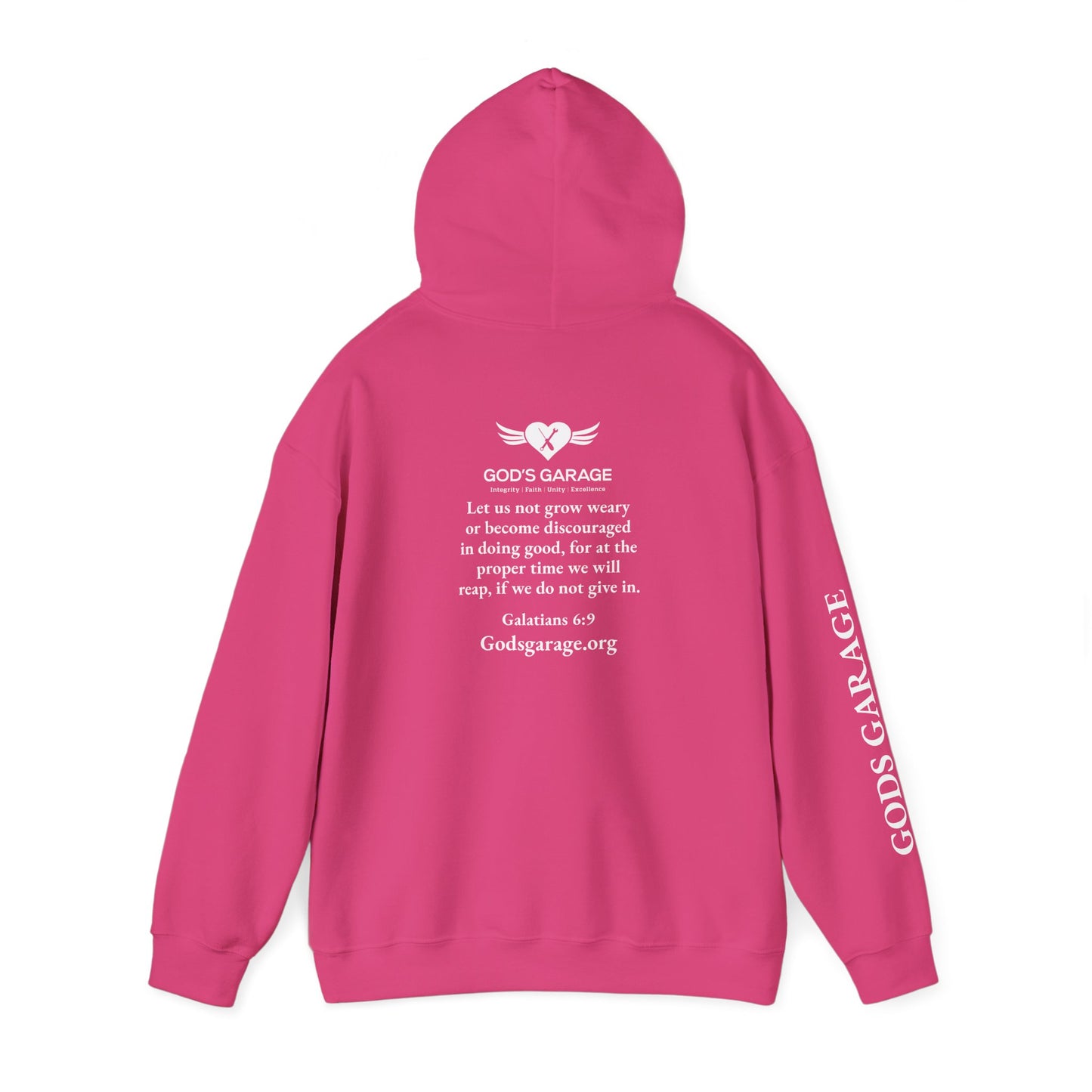 Faith & Service Hoodie | Galatians 6:9