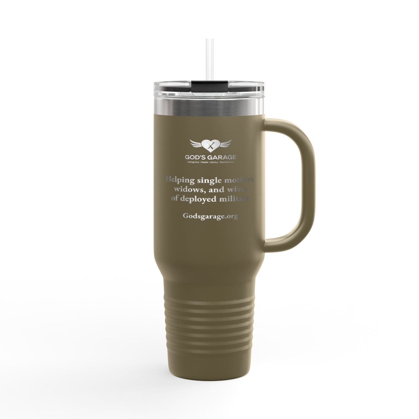 40oz Insulated Travel Mug with Handle