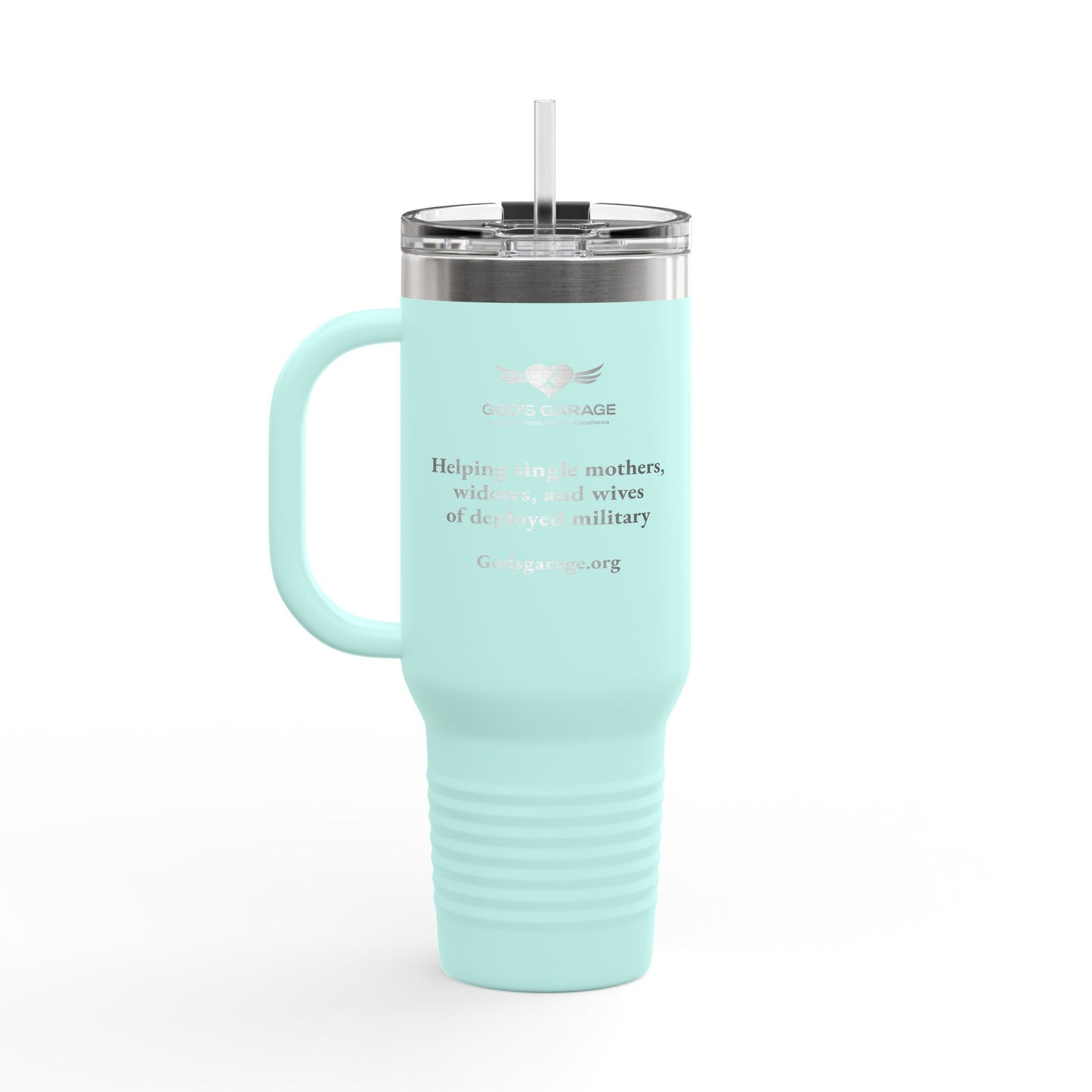 40oz Insulated Travel Mug with Handle