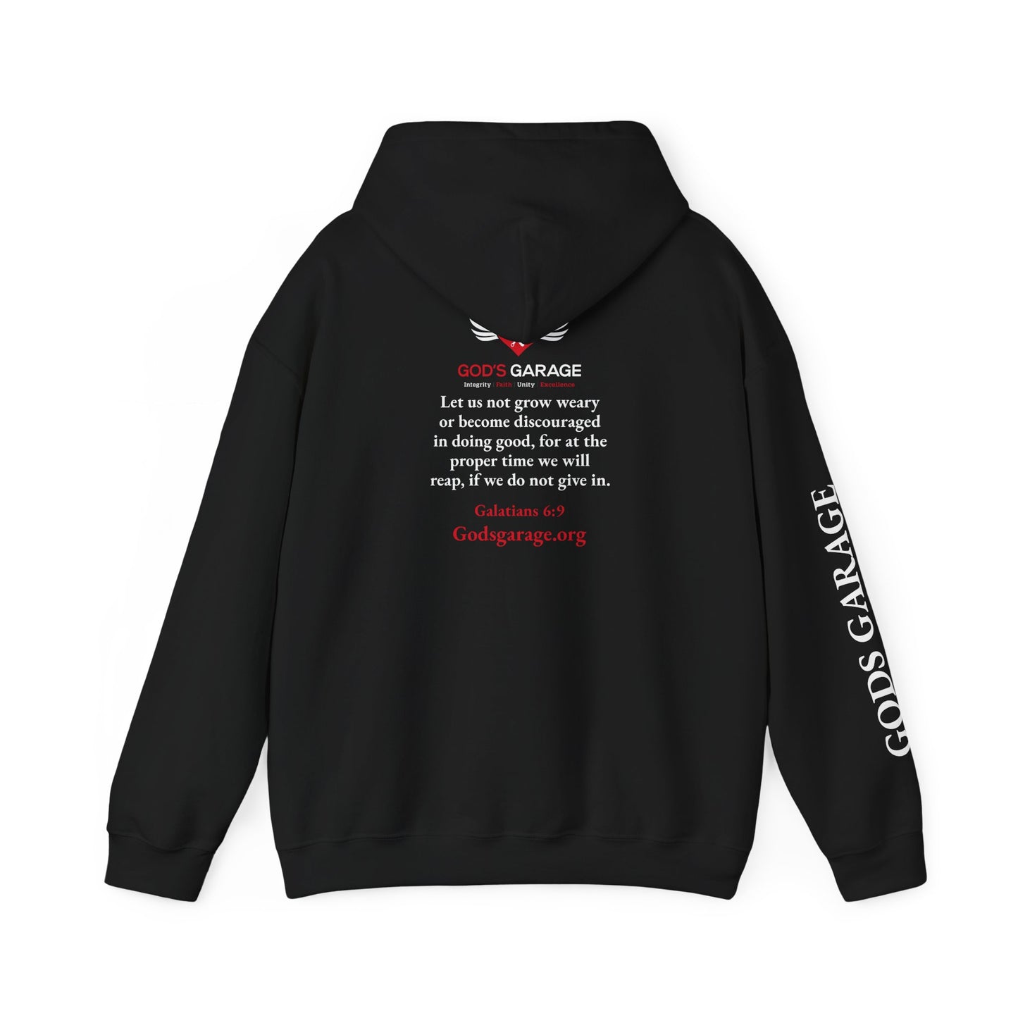 Faith & Service Hoodie | Galatians 6:9