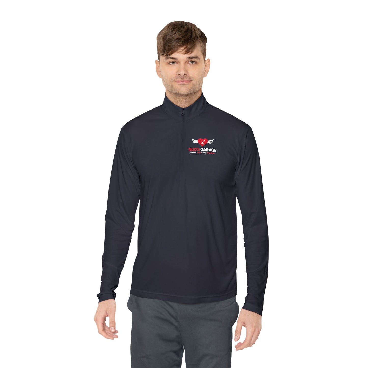 God’s Garage Performance Pullover – Galatians 6:9 | Lightweight & Moisture-Wicking