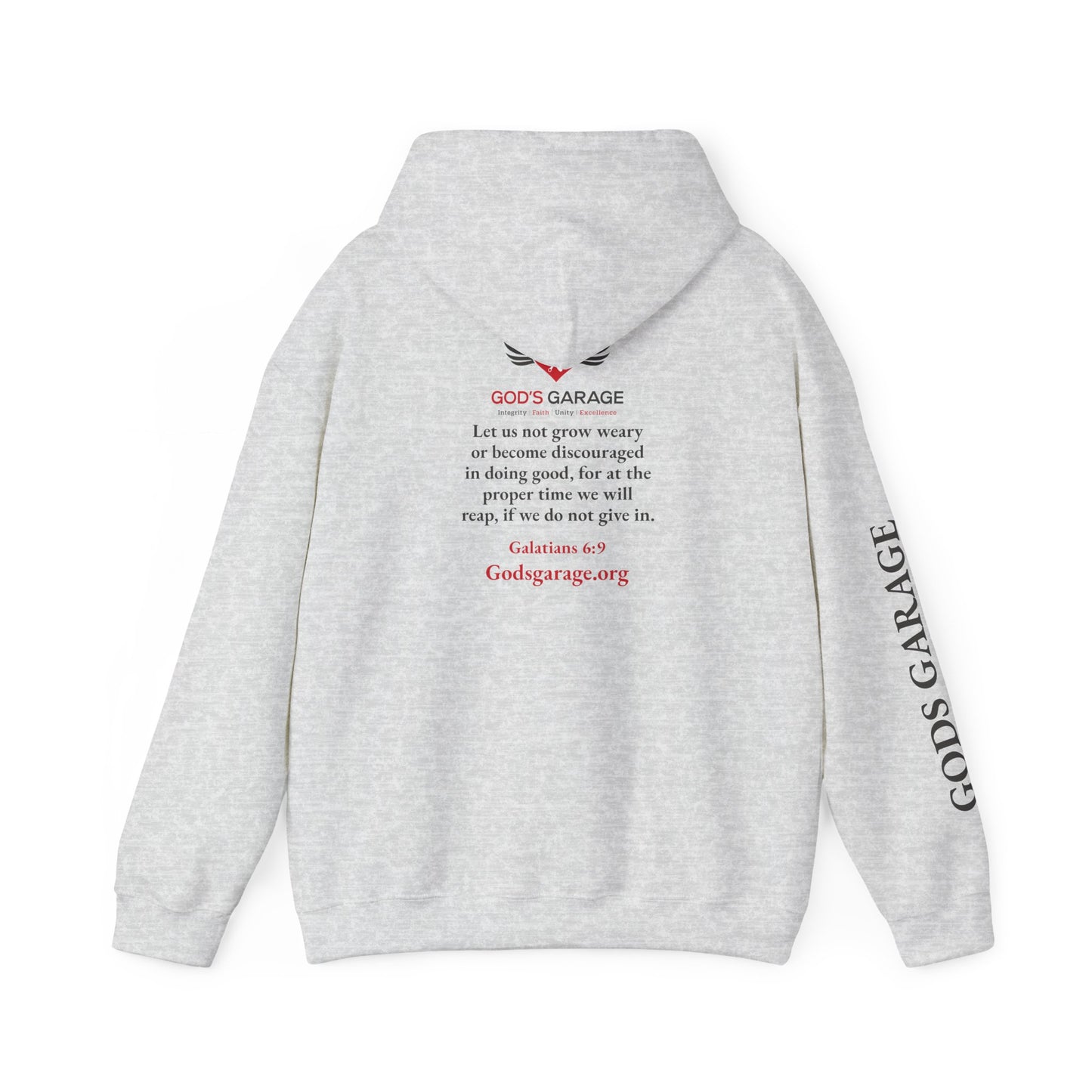 Faith & Service Hoodie | Galatians 6:9
