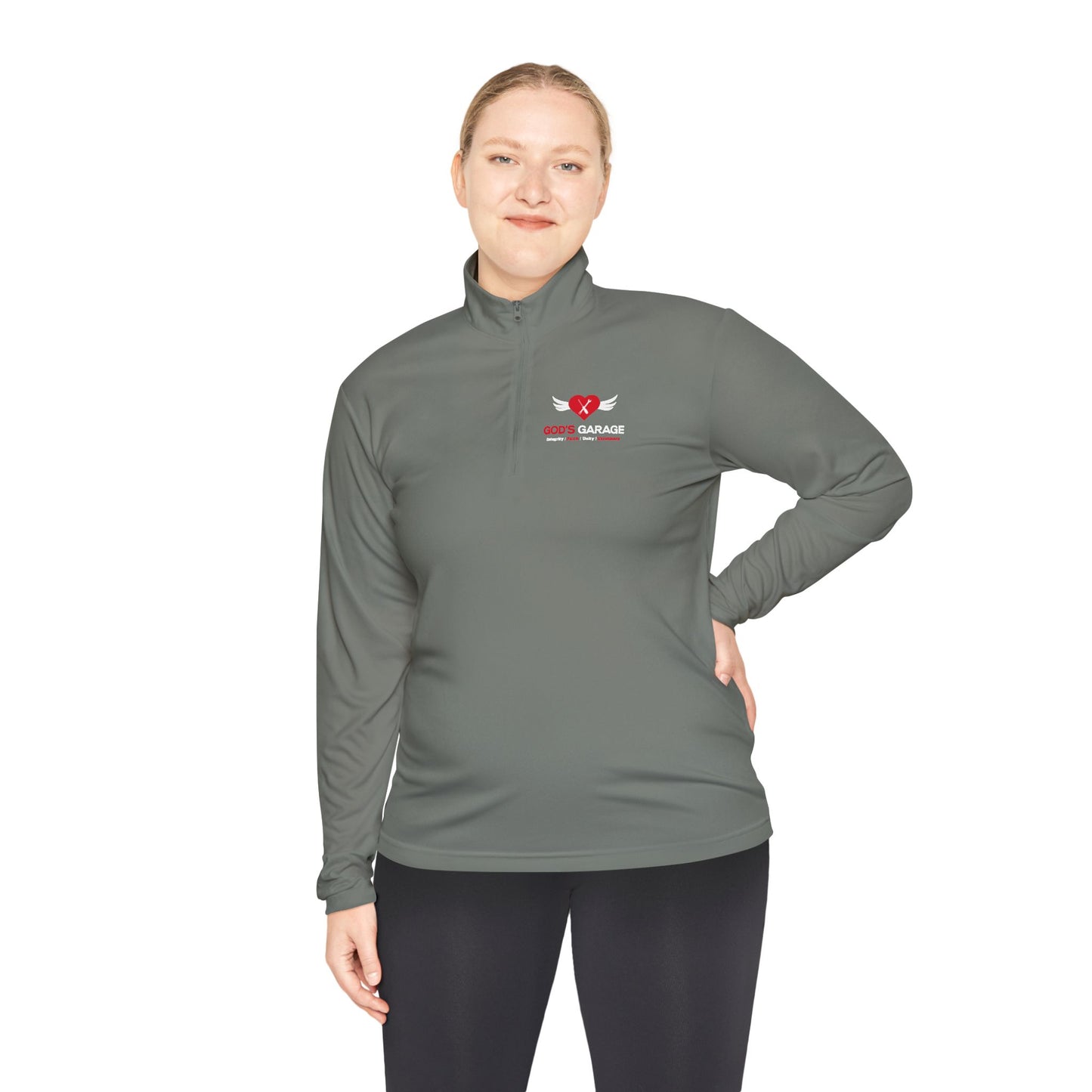 God’s Garage Performance Pullover – Galatians 6:9 | Lightweight & Moisture-Wicking