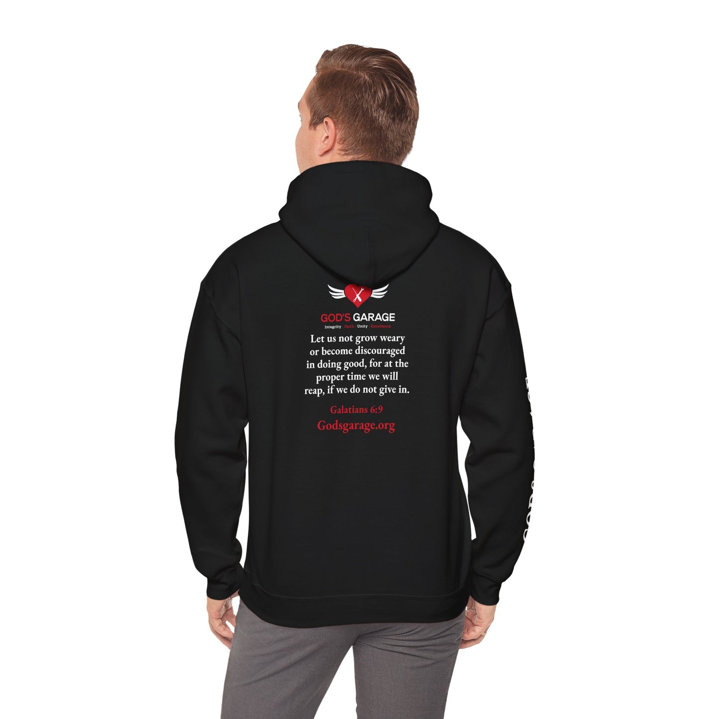 Faith & Service Hoodie | Galatians 6:9