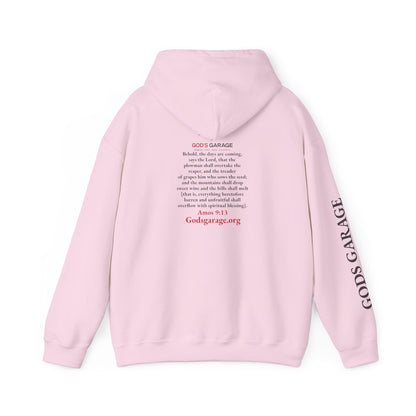Faith & Service Hoodie | Amos 9:13