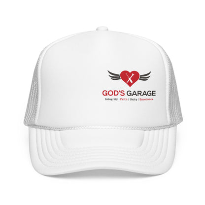 God's Garage Foam Trucker Hat