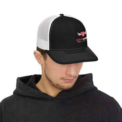 God's Garage Embroidered Trucker Cap – Faith-Based Auto Mechanic Hat
