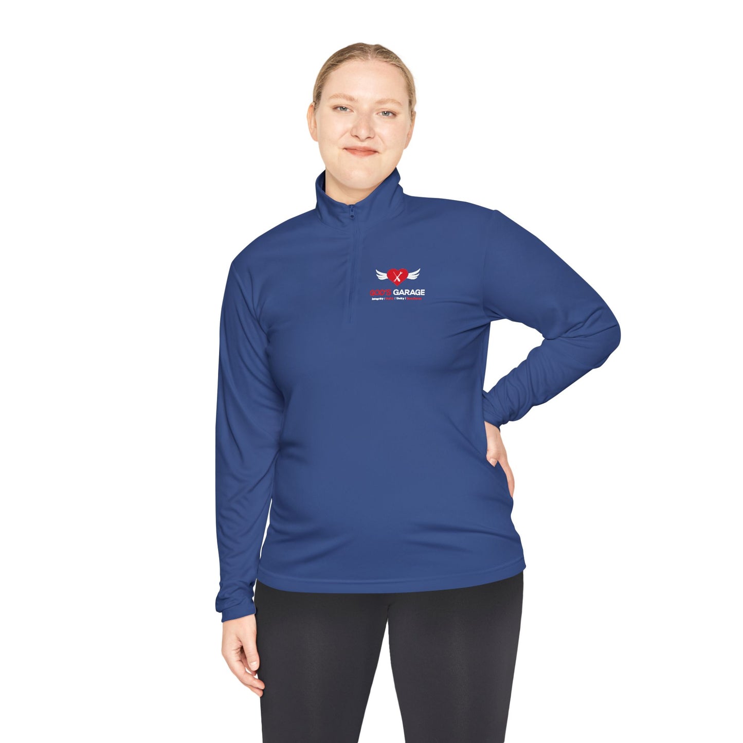 God’s Garage Performance Pullover – Galatians 6:9 | Lightweight & Moisture-Wicking