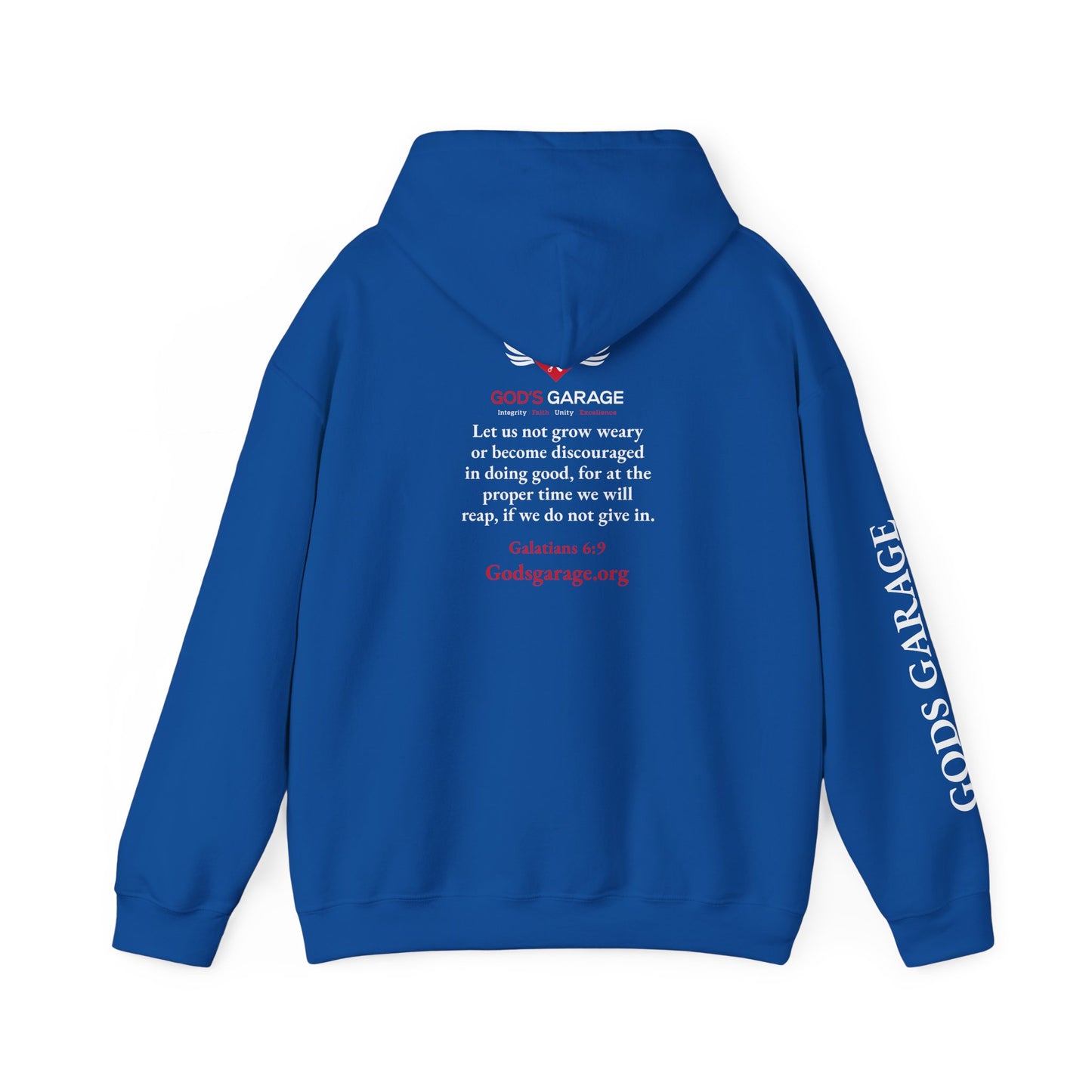 Faith & Service Hoodie | Galatians 6:9