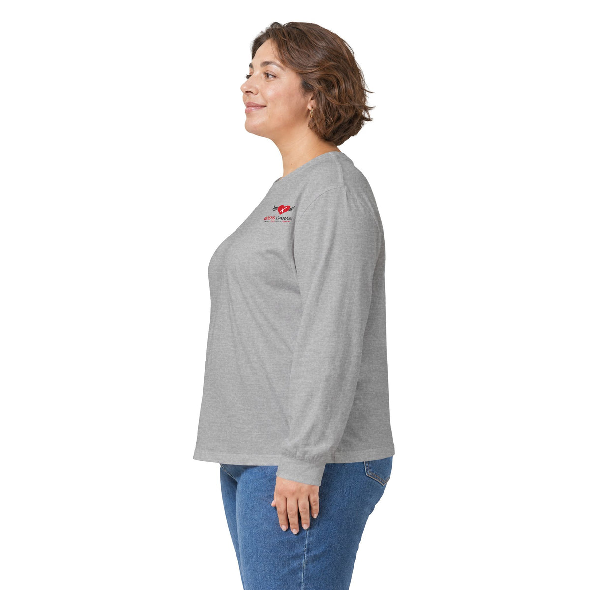 Long Sleeve Tee — God’s Garage Support Shirt (Helping Single Mothers, Widows & Wives of Deployed Military)