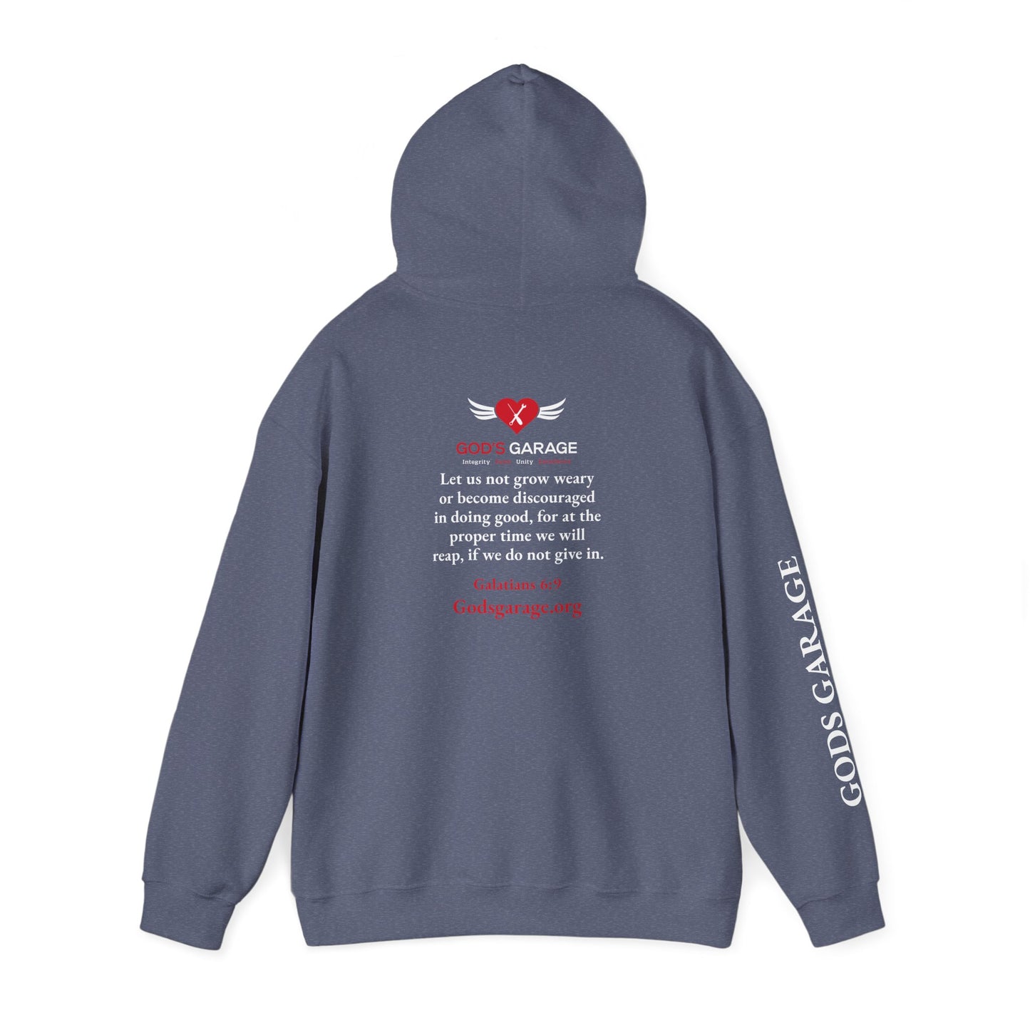 Faith & Service Hoodie | Galatians 6:9