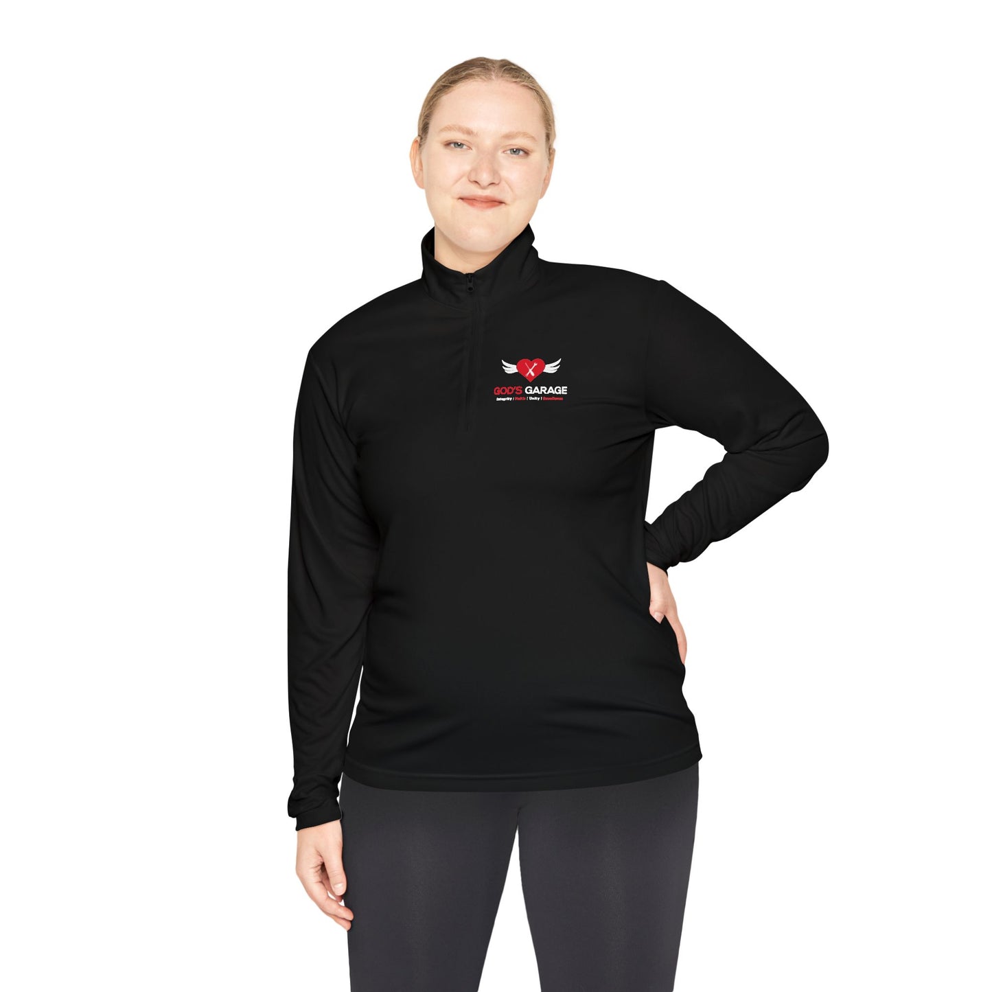 God’s Garage Performance Pullover – Galatians 6:9 | Lightweight & Moisture-Wicking